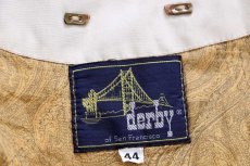 画像4: 70s derby of San Francisco ペイズリー 総柄 キルティングライナー ダービージャケット アイボリー 44 (4)