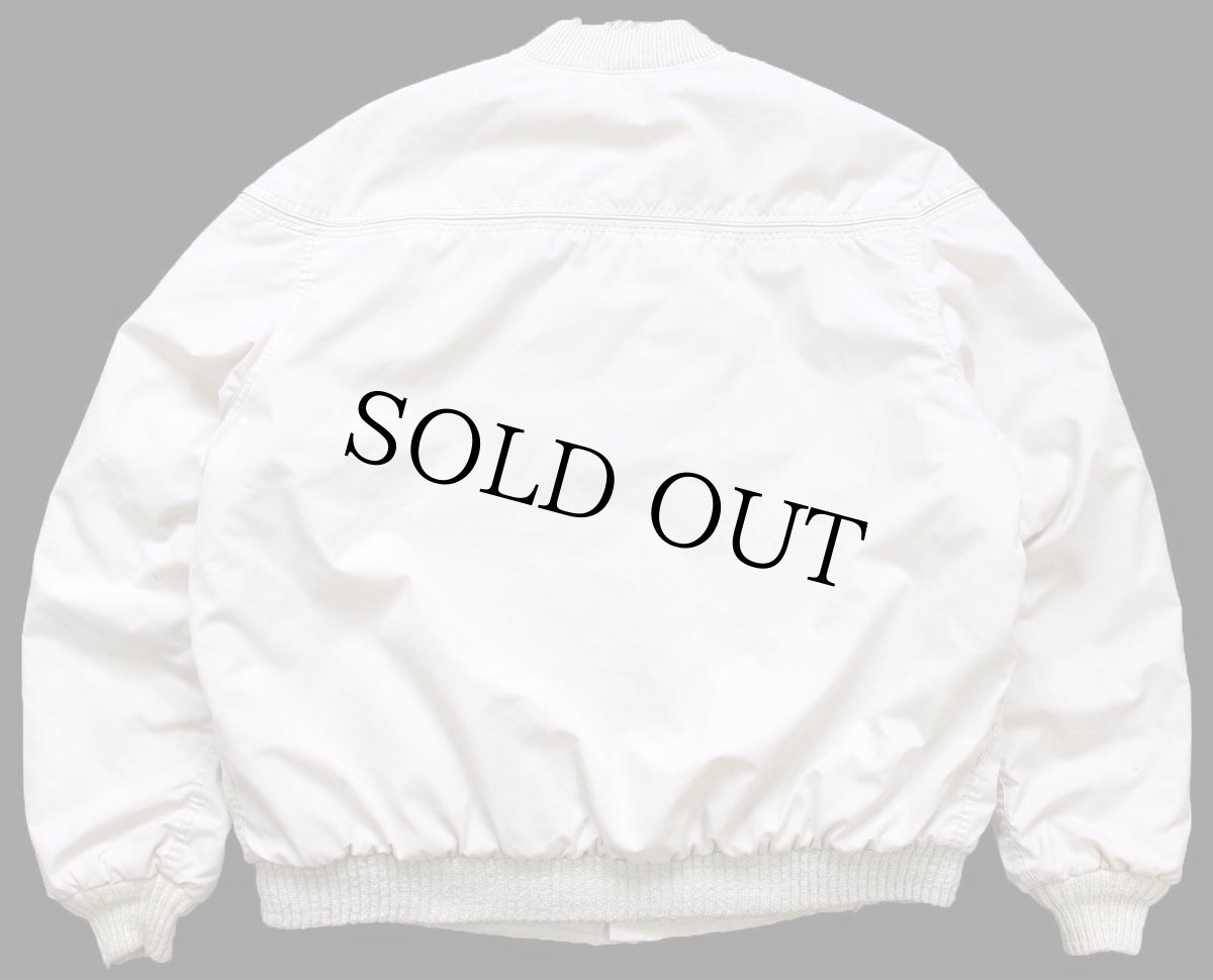 画像2: 70s derby of San Francisco ペイズリー 総柄 キルティングライナー ダービージャケット アイボリー 44 (2)