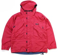 画像1: 90s WILDERNESS EXPERIENCE SYMPATEX ナイロン マウンテンパーカー 濃赤 L (1)
