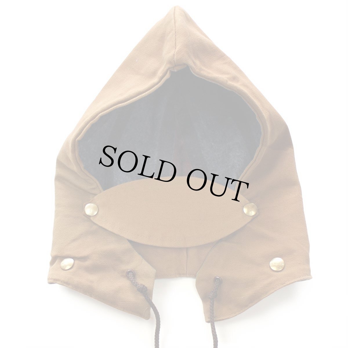 画像3: 90s carharttカーハート ARCTIC HOOD ブランケットライナー ダックフード 茶 (3)