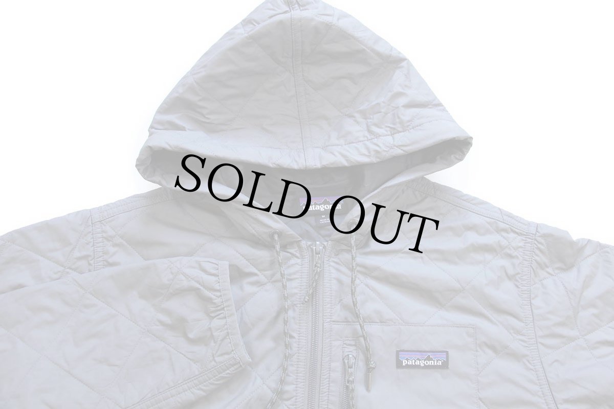 画像3: patagoniaパタゴニア DIAMOND QUILTED BOMBER HOODY ナイロン キルティングパーカー HEXG M (3)