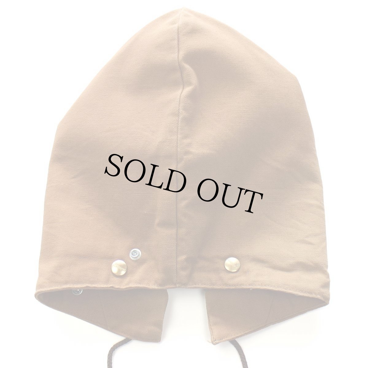 画像4: 90s carharttカーハート ARCTIC HOOD ブランケットライナー ダックフード 茶 (4)