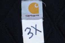 画像4: 90s USA製 carharttカーハート キルティングライナー ダック地 アクティブジャケット パーカー 茶 フェード 特大 (4)