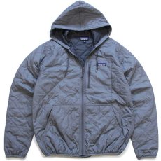 画像1: patagoniaパタゴニア DIAMOND QUILTED BOMBER HOODY ナイロン キルティングパーカー HEXG M (1)