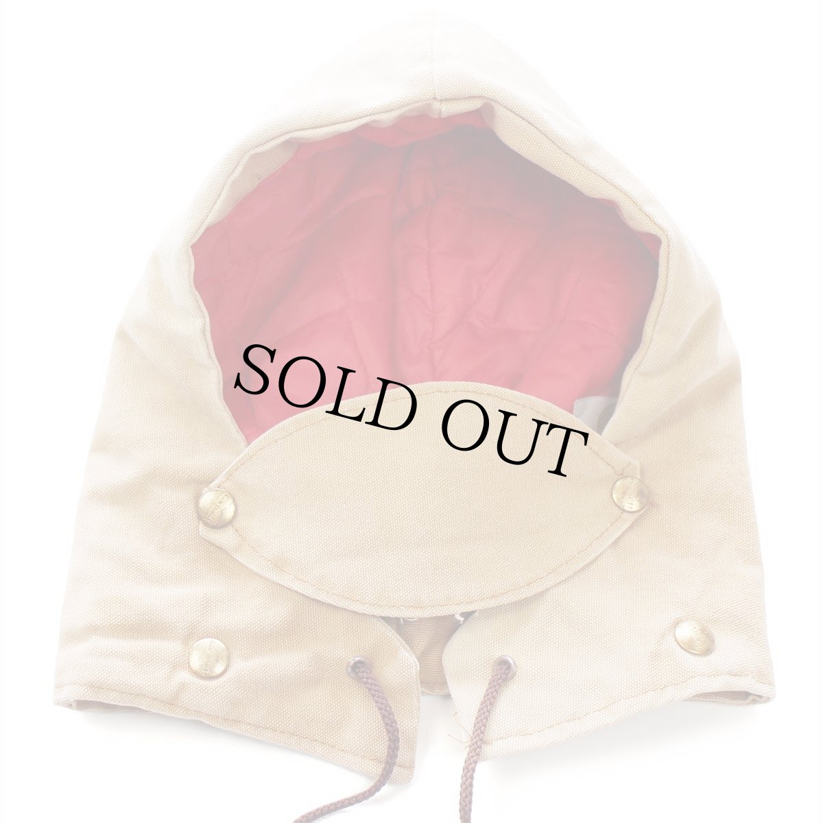 画像3: 70s carharttカーハート ARCTIC HOOD キルティングライナー ダックフード 茶 フェード (3)