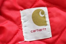 画像5: 70s carharttカーハート ARCTIC HOOD キルティングライナー ダックフード 茶 フェード (5)