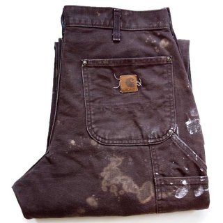 ディッキーズ ダック ペインターパンツ ブラック メキシコ製 W34 L30 Dickies ディッキーズ ダック地 ペインターパンツ ワークパンツ