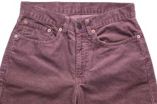 画像4: 90s Levi'sリーバイス 505 コットン コーデュロイパンツ 小豆色 W29 L34★ユーロ (4)