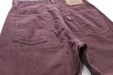画像5: 90s Levi'sリーバイス 505 コットン コーデュロイパンツ 小豆色 W29 L34★ユーロ (5)