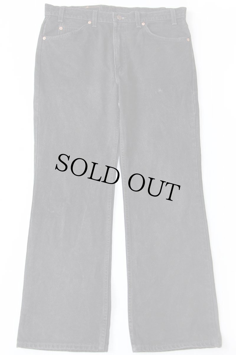 画像2: 90s USA製 Levi'sリーバイス 517 ブラック デニムパンツ W38 L30★ブーツカット (2)