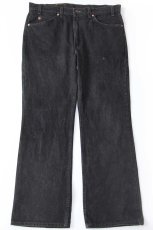 画像2: 90s USA製 Levi'sリーバイス 517 ブラック デニムパンツ W38 L30★ブーツカット (2)