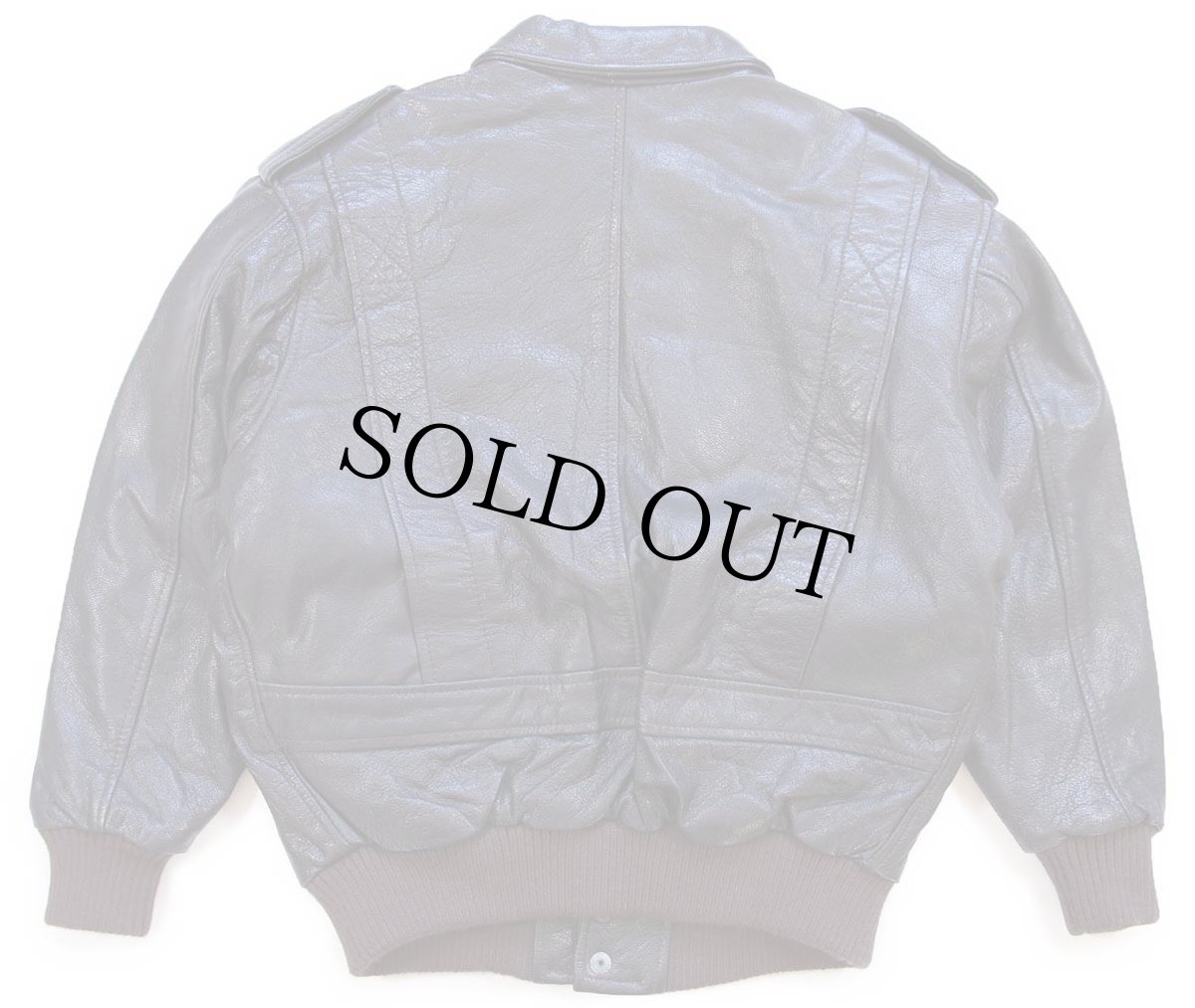 画像2: イタリア製 CUERO A-2タイプ パッチ付き キルティングライナー フライト レザージャケット 焦げ茶 キッズM (2)