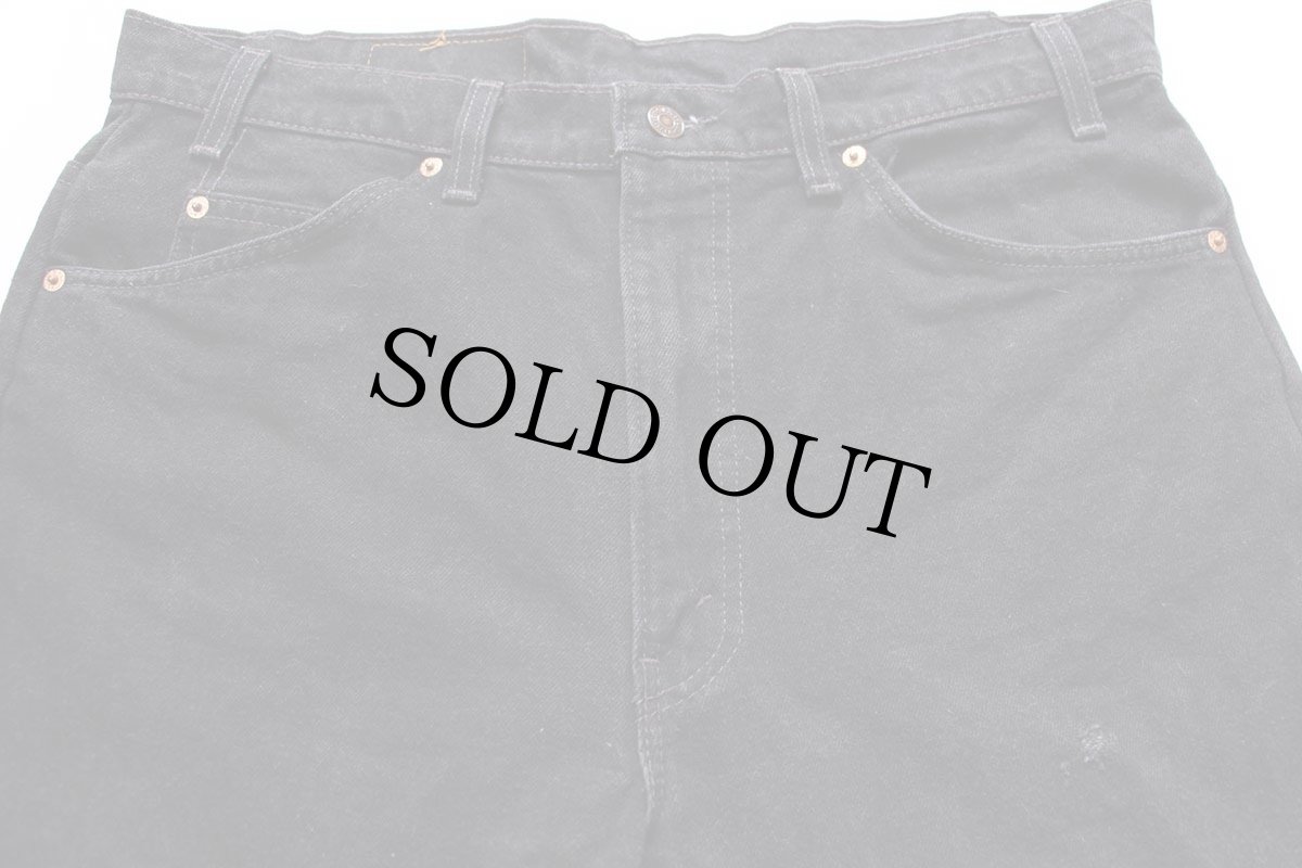 画像4: 90s USA製 Levi'sリーバイス 517 ブラック デニムパンツ W38 L30★ブーツカット (4)