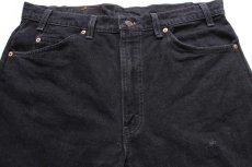 画像4: 90s USA製 Levi'sリーバイス 517 ブラック デニムパンツ W38 L30★ブーツカット (4)