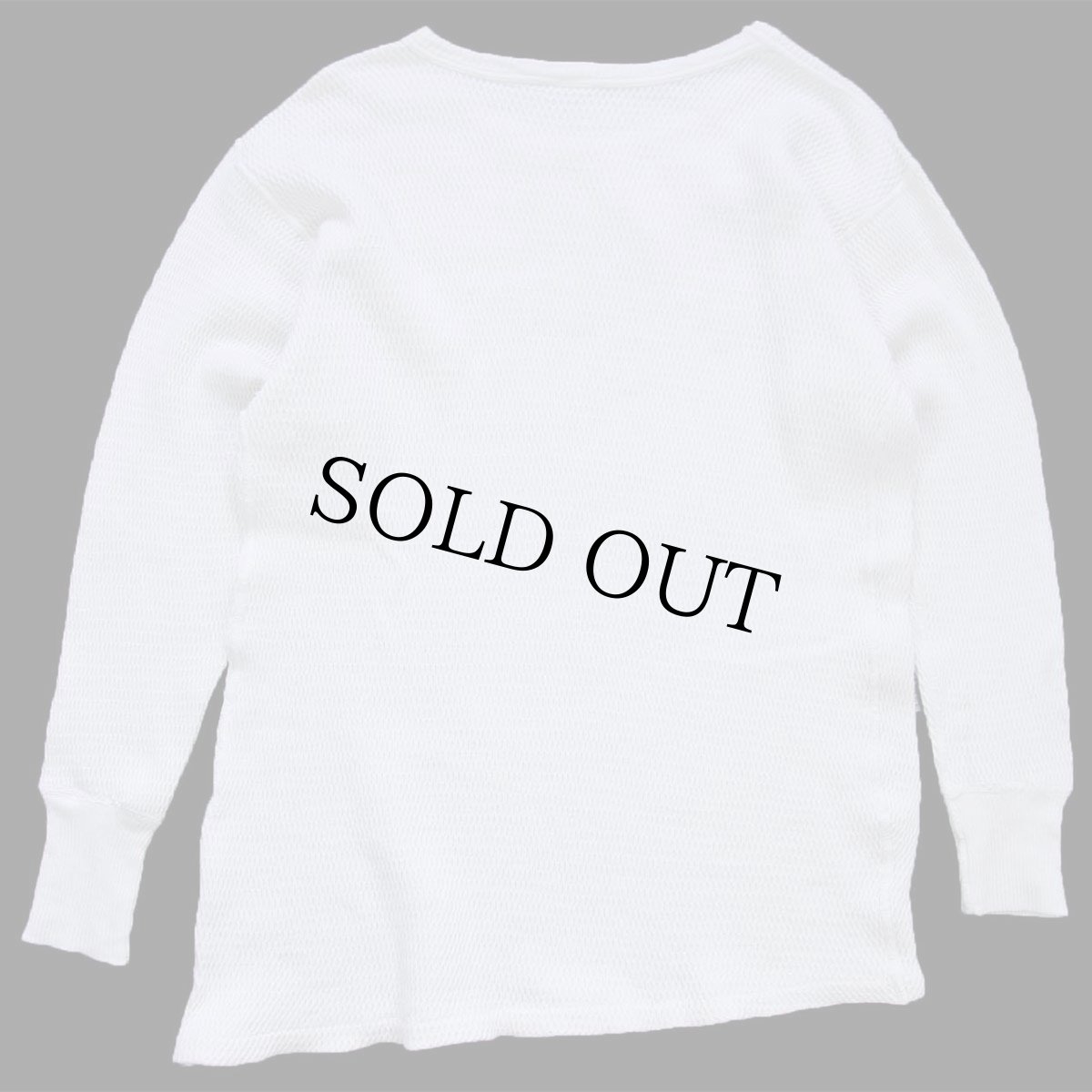 画像3: 70s JCPenney コットン サーマルシャツ ナチュラル (3)