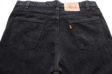 画像5: 90s USA製 Levi'sリーバイス 517 ブラック デニムパンツ W38 L30★ブーツカット (5)