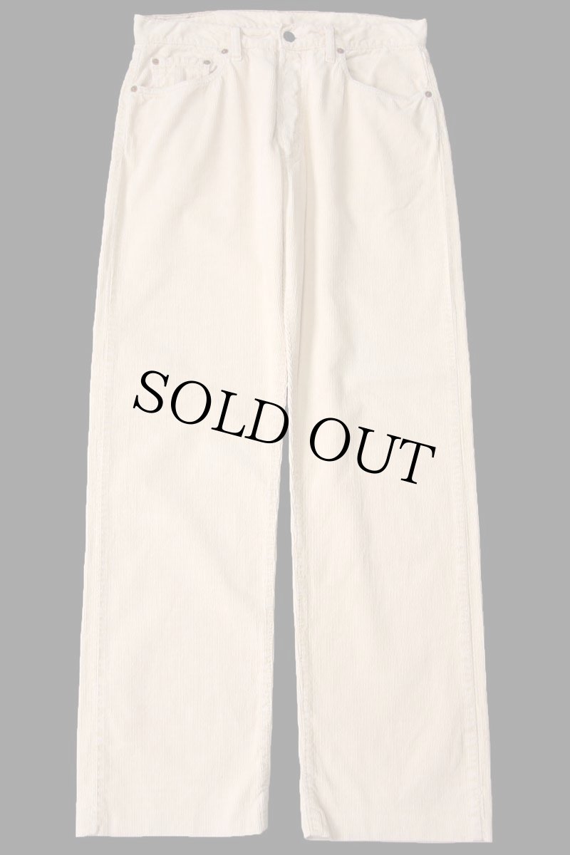 画像2: 90s イタリア製 Levi'sリーバイス 551 コットン コーデュロイパンツ 薄橙 W33★ユーロ (2)