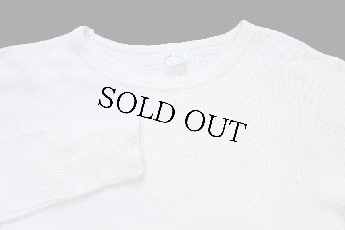 画像4: 70s JCPenney コットン サーマルシャツ ナチュラル (4)