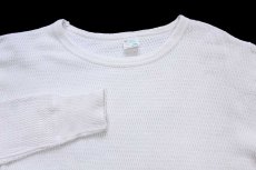 画像4: 70s JCPenney コットン サーマルシャツ ナチュラル (4)