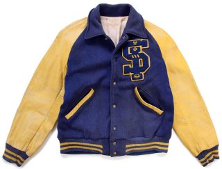 60s OLIVER フェルトパッチ コーデュロイスタジャン 32