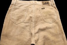 画像5: 80s Leeリー コーデュロイパンツ 茶 W33 (5)