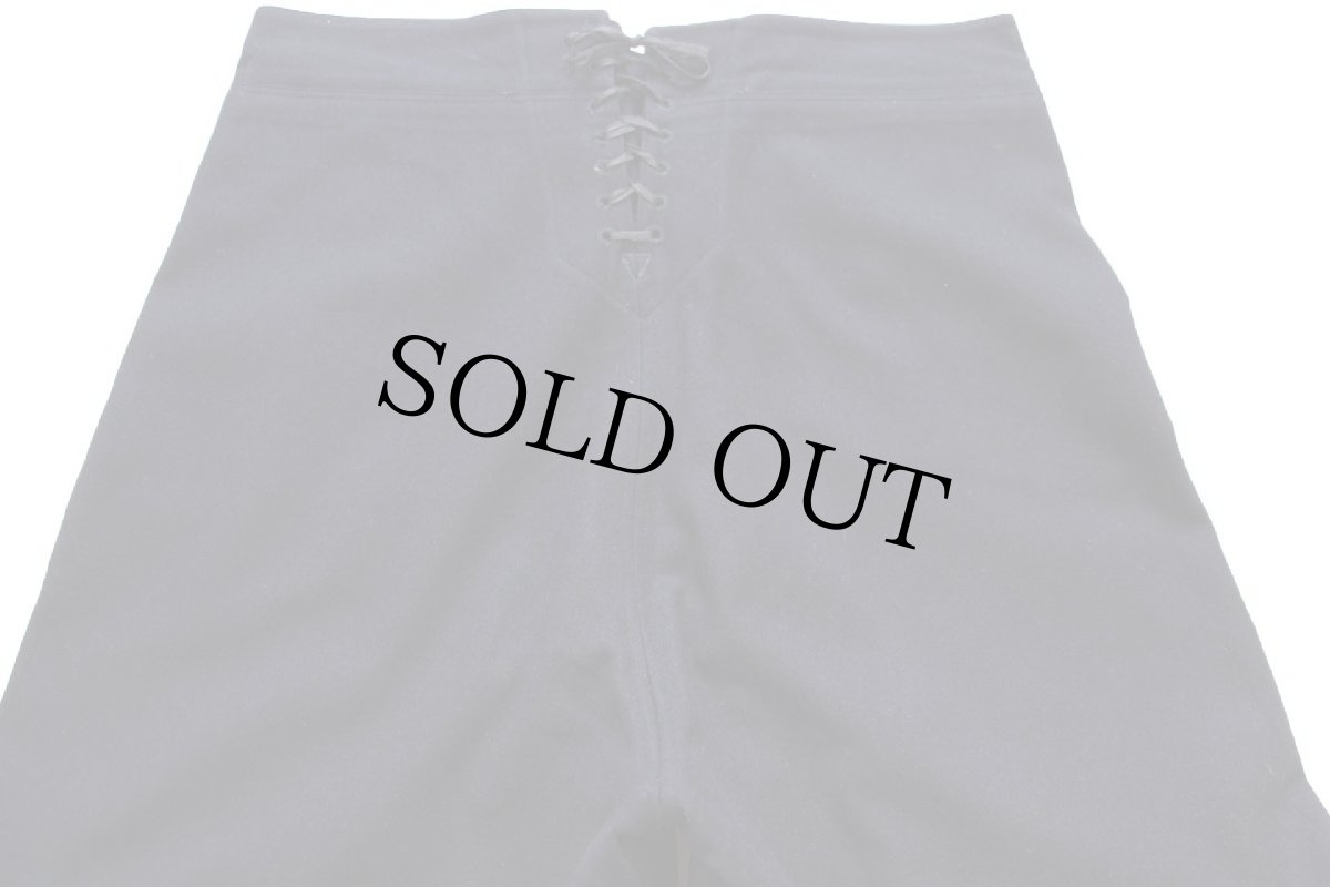 画像5: 40s 米軍 U.S.NAVY NAVAL メルトン ウール セーラーパンツ 濃紺 W33 (5)