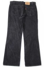 画像3: 90s USA製 Levi'sリーバイス 517 ブラック デニムパンツ W38 L30★ブーツカット (3)