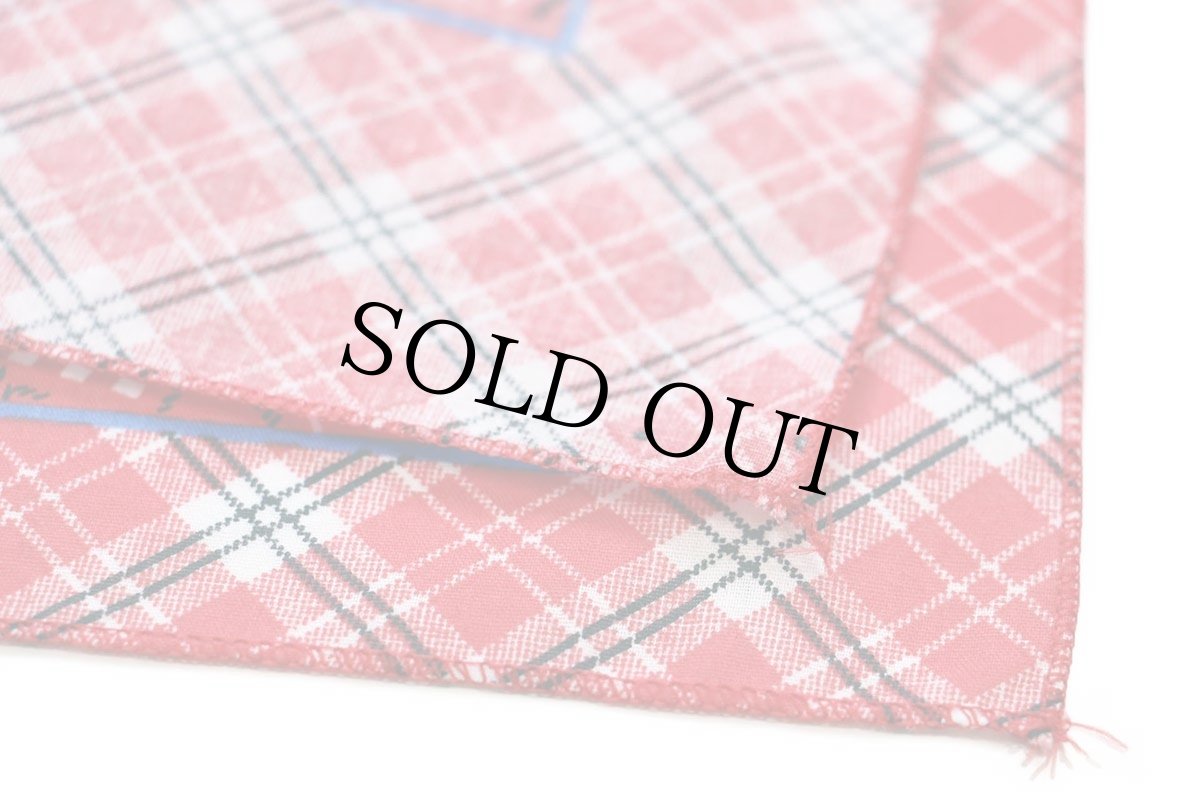 画像5: 90s USA製 カウボーイ チェック バンダナ (5)