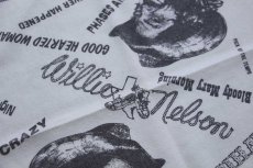 画像3: 70s WILLIE NELSON WHISKEY RIVER バンダナ ライトグレー (3)