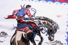 画像3: 90s USA製 カウボーイ チェック バンダナ (3)