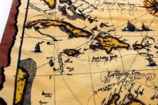 画像3: USA製 HAV-A-HANK ISLANDS OF THE CARIBBEAN スカル マップ バンダナ (3)