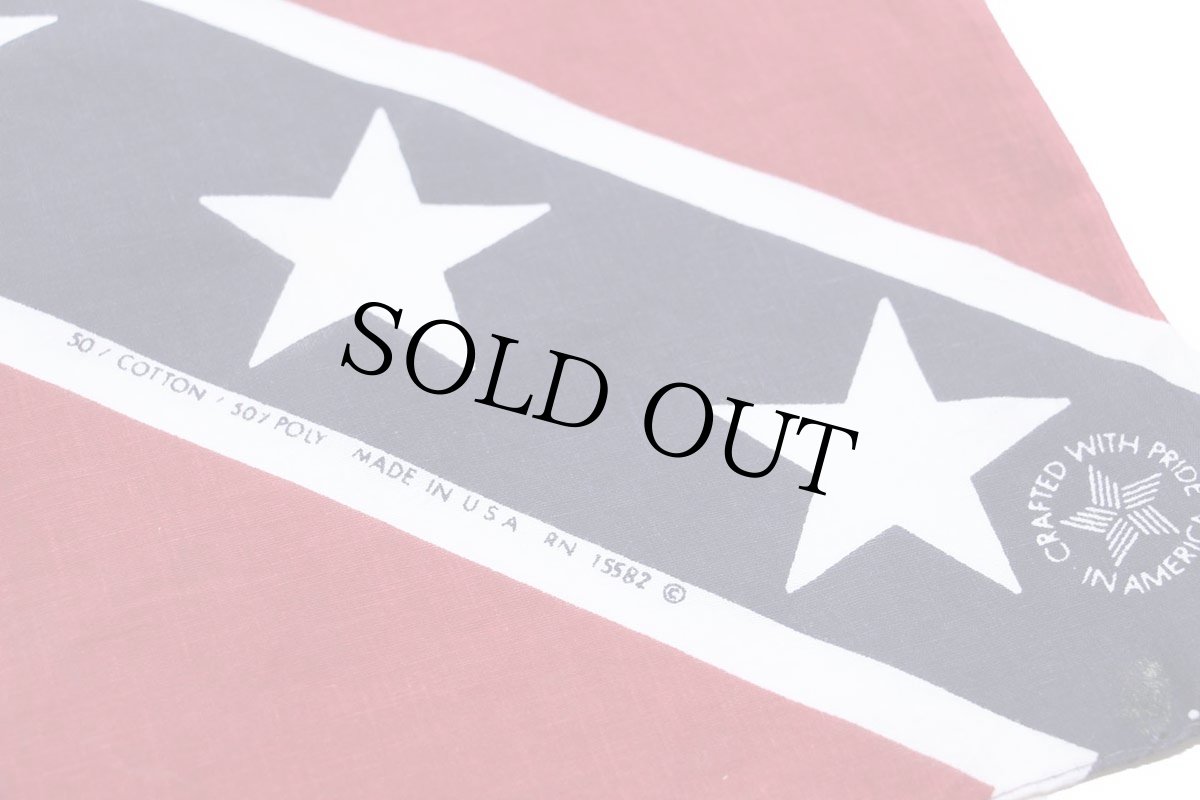 画像3: 80s USA製 レベルフラッグ バンダナ★B (3)