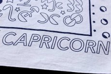 画像4: 90s USA製 CAPRICORN コットン バンダナ 白 (4)