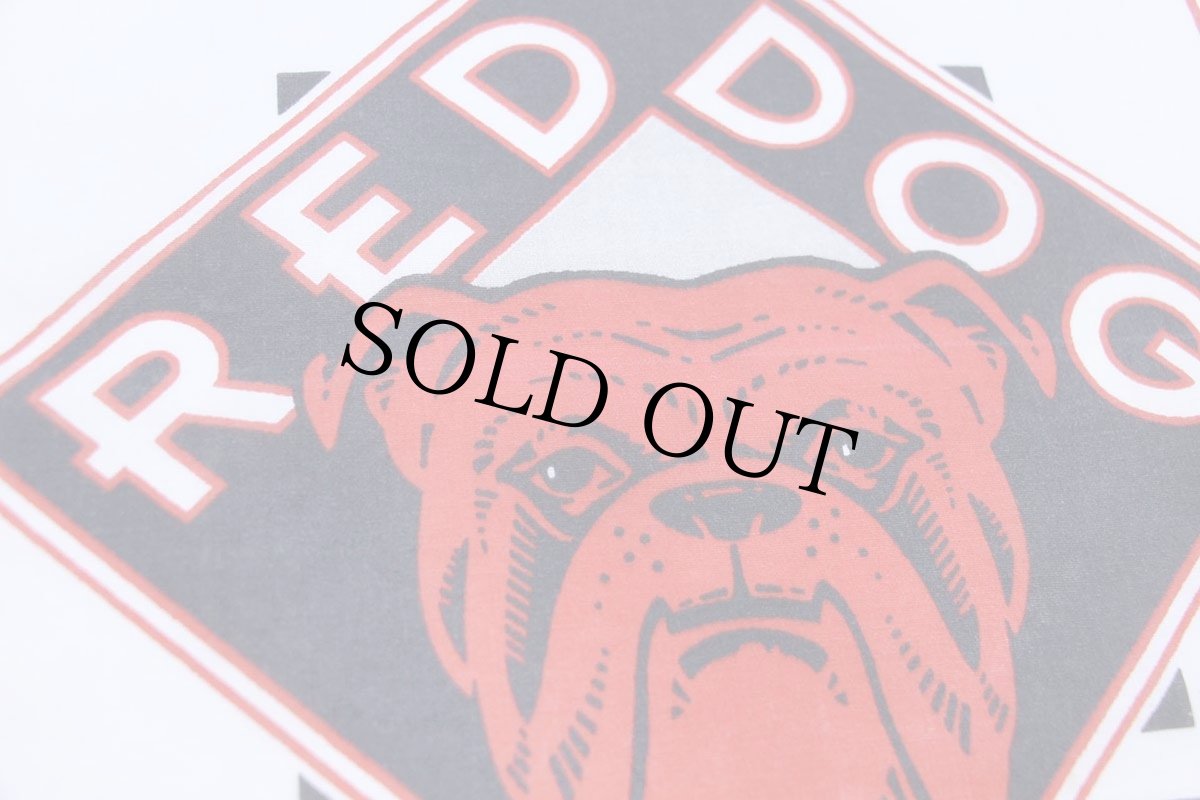 画像3: 90s RED DOG Uncommonly Smooth ブルドッグ マスコット バンダナ (3)