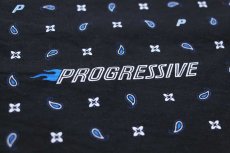 画像3: PROGRESSIVE MOTORCYCLE NO1 INSURER スカル ペイズリー バンダナ 黒 (3)