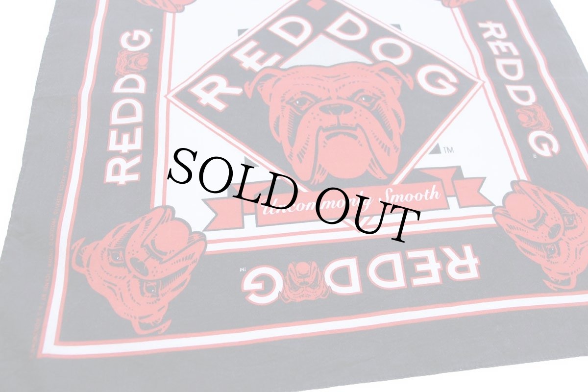 画像2: 90s RED DOG Uncommonly Smooth ブルドッグ マスコット バンダナ (2)