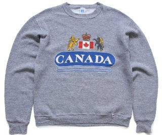 50s USA製 RUSSELLラッセル 無地 ツートン 前V コットン