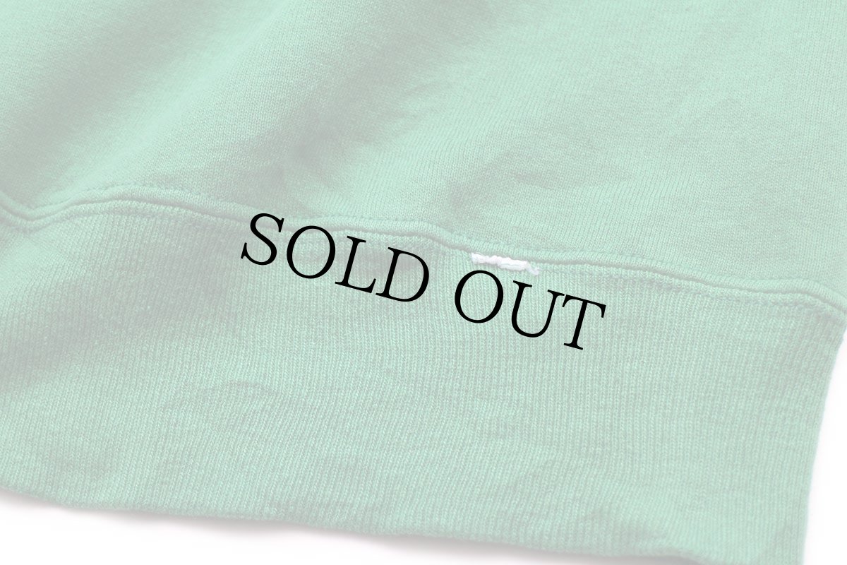 画像7: 90s USA製 RUSSELLラッセル 82nd Annual ST.PAT'S UMR 1990 ひび割れプリント 前V スウェット 緑 L (7)