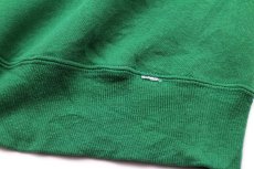 画像7: 90s USA製 RUSSELLラッセル 82nd Annual ST.PAT'S UMR 1990 ひび割れプリント 前V スウェット 緑 L (7)