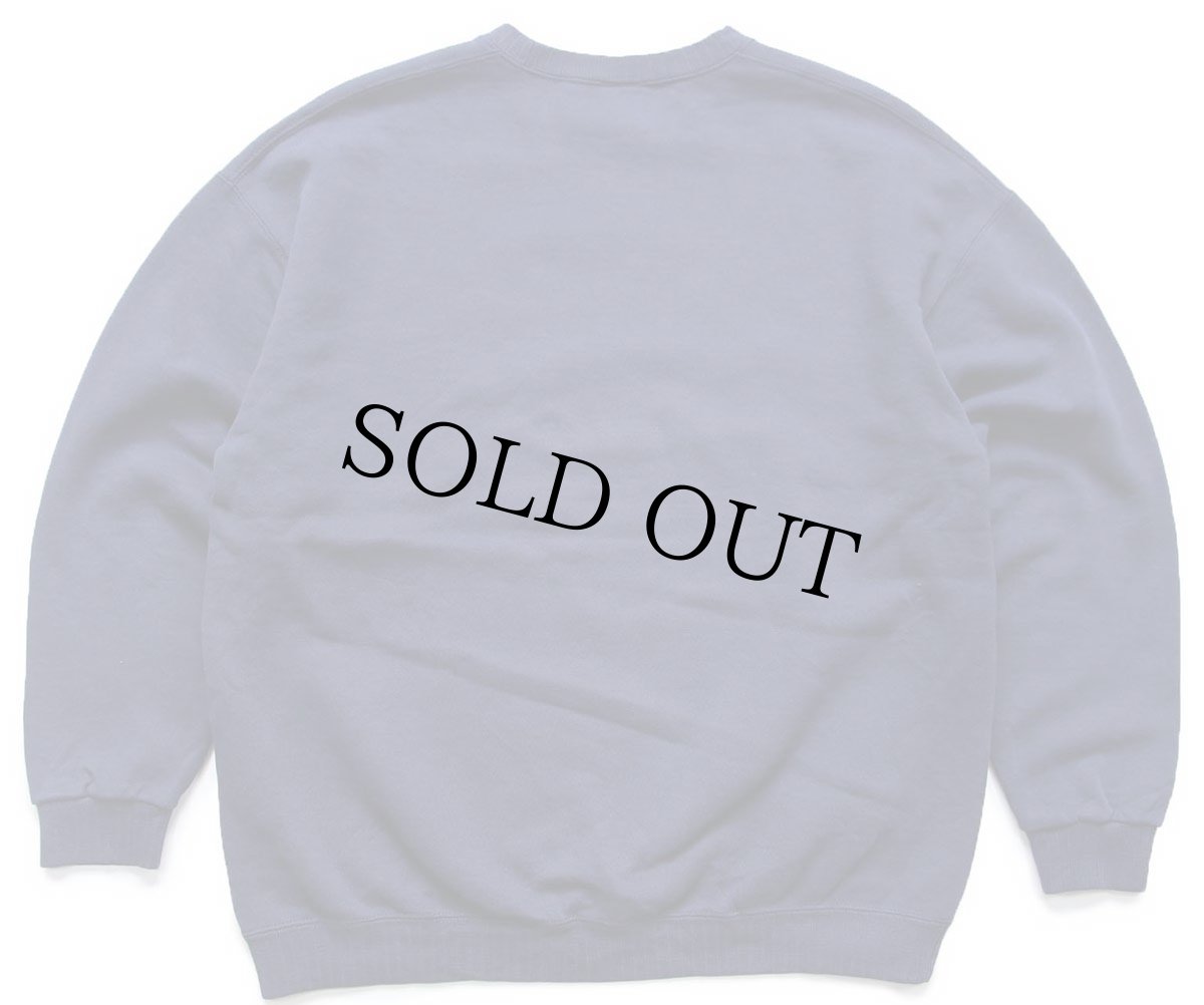 画像2: 90s USA製 RUSSELLラッセル 無地 針抜きリブ スウェット 紺 L★ブランク (2)