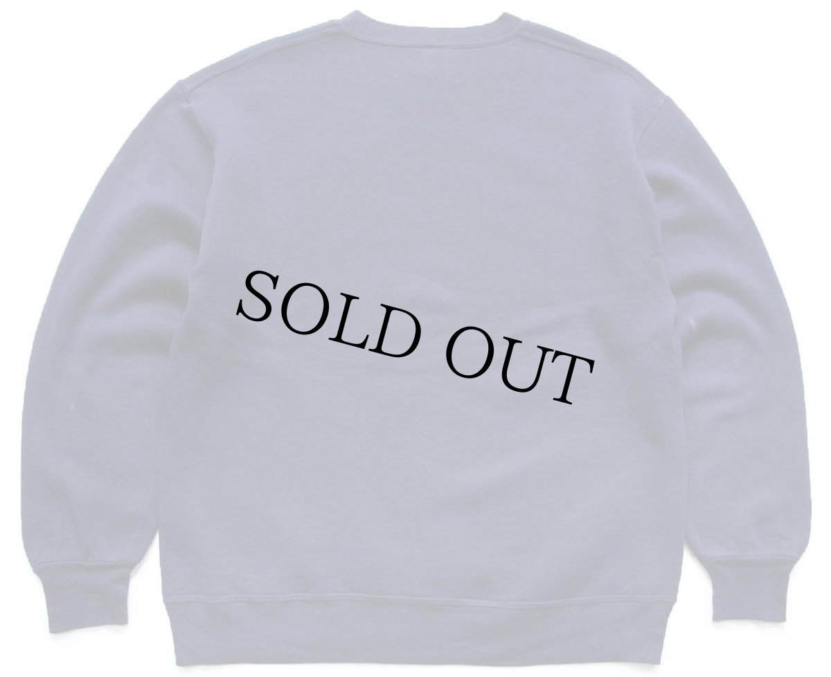 画像2: 90s USA製 RUSSELLラッセル 無地 前V スウェット 紺 L★ブランク (2)