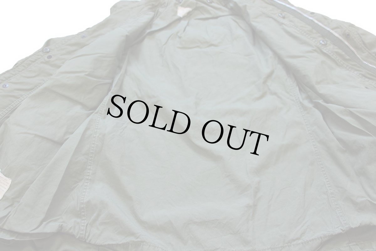 画像5: 70s 米軍 U.S.ARMY M-65 フィールドジャケット 2nd オリーブグリーン M-L (5)