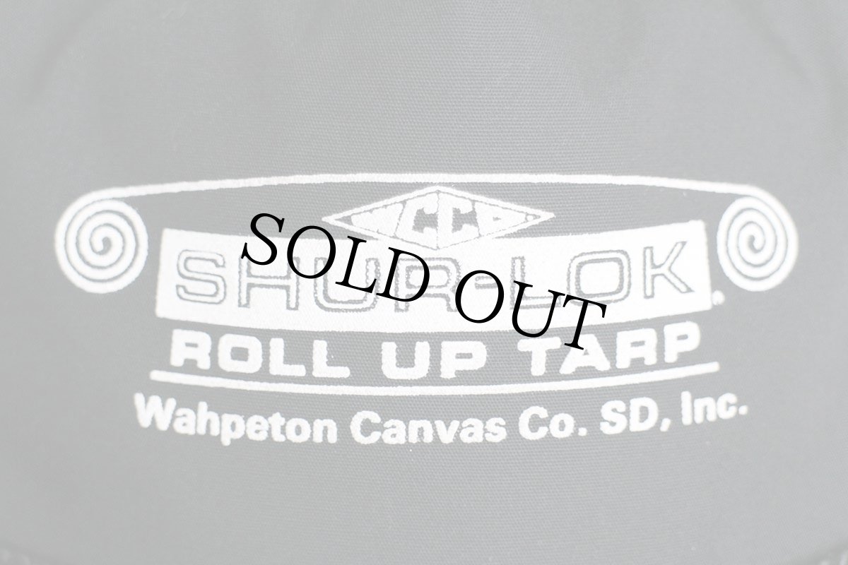 画像5: デッドストック★90s SHUR-LOK ROLL UP TARP Wahpeton Canvas Co.SD,Inc キャップ 黒 (5)