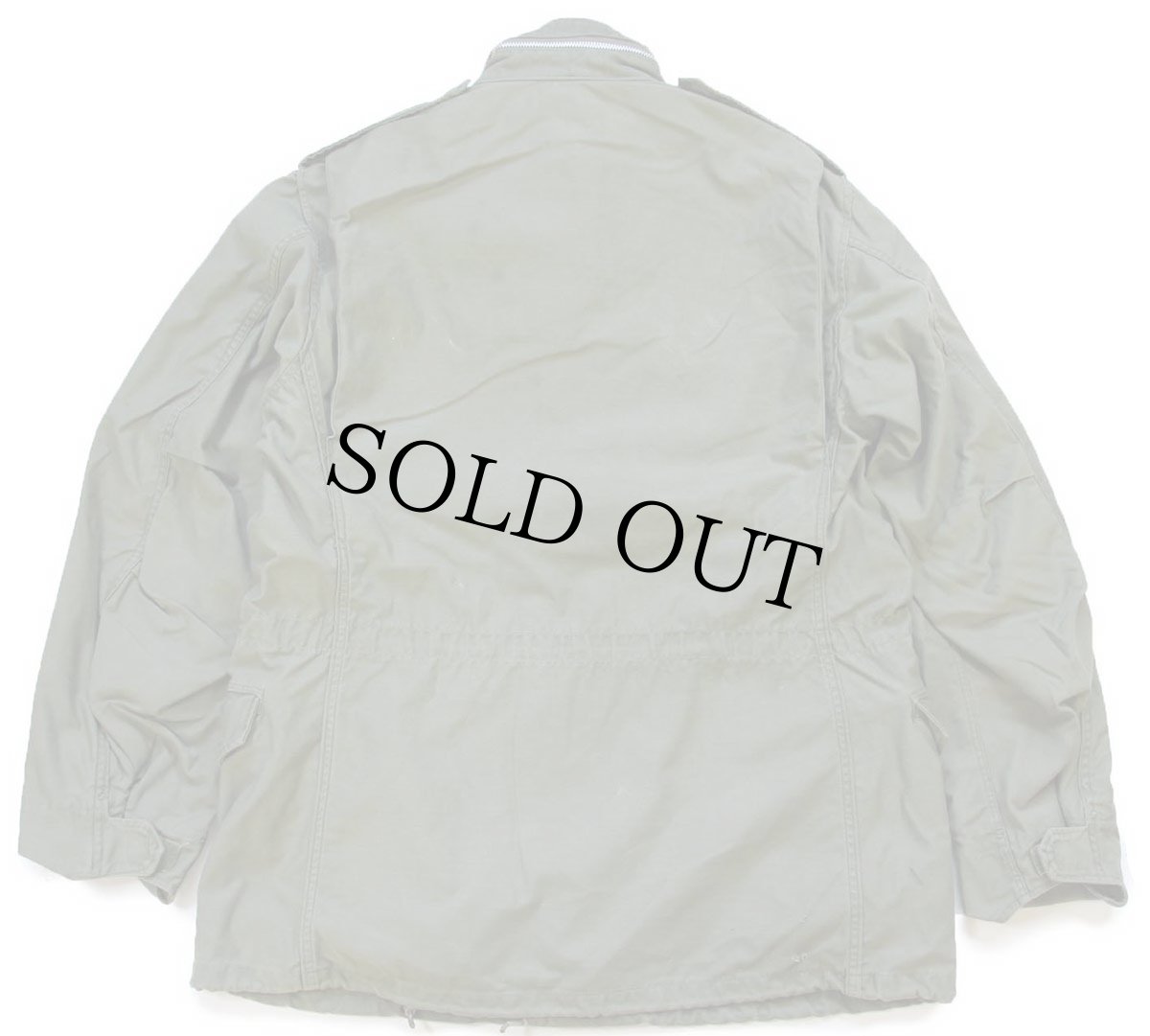 画像2: 70s 米軍 U.S.ARMY M-65 フィールドジャケット 2nd オリーブグリーン M-L (2)