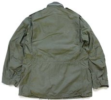 画像2: 70s 米軍 U.S.ARMY M-65 フィールドジャケット 2nd オリーブグリーン M-L (2)