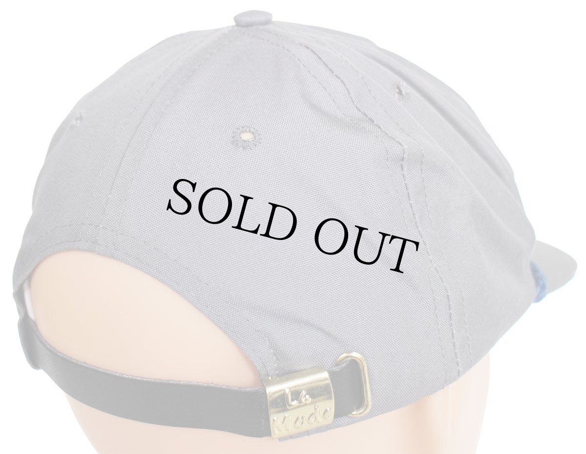 画像4: デッドストック★80s USA製 CARMUN INTERNATIONAL 刺繍 キャップ グレー (4)