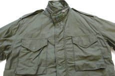 画像3: 70s 米軍 U.S.ARMY M-65 フィールドジャケット 2nd オリーブグリーン M-L (3)