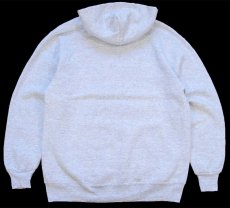 画像2: 90s USA製 RUSSELLラッセル RUGBY FOOTBALL UNION スウェットパーカー 杢ライトグレー L★フーディー (2)