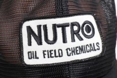 画像5: デッドストック★80s NUTRO OIL FIELD CHEMICALS パッチ付き オールメッシュキャップ 黒 (5)