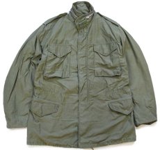 画像1: 70s 米軍 U.S.ARMY M-65 フィールドジャケット 2nd オリーブグリーン M-L (1)